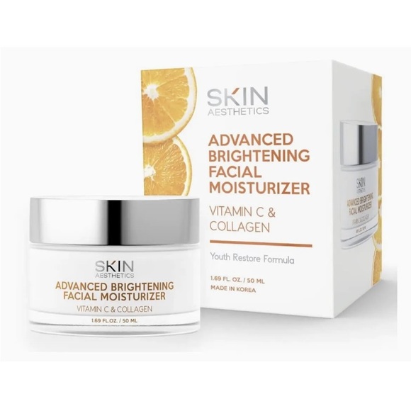 New Skin Aesthetics Advanced Brightening Facial Moisturizer Vitamin C & Collagen - Picture 1 of 7